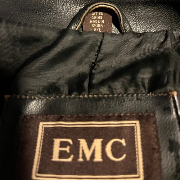 Brand New EMC Boutique Womens button up Leather Jacket. Large - Picture 4 of 8